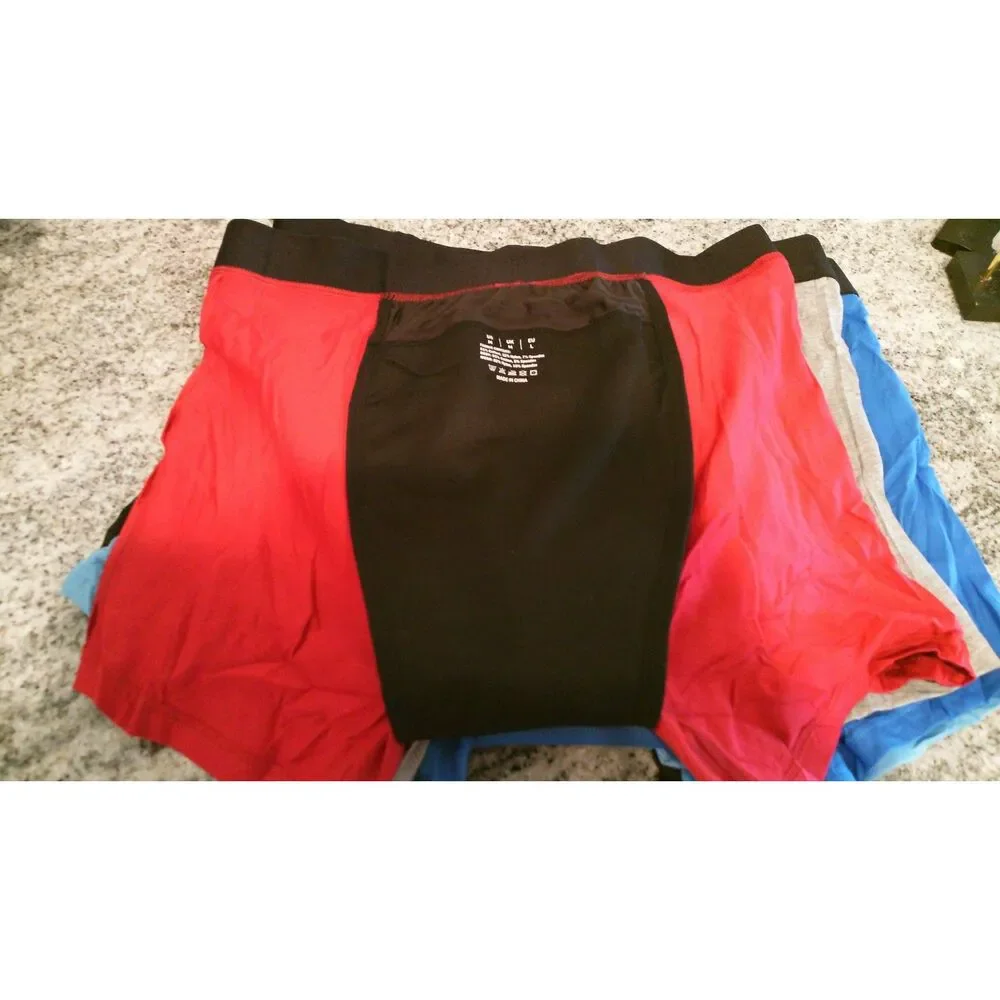 Men's Heavy-Duty Multi-Layer Boxer Briefs Size Medium 5-Pack